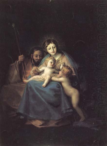 Francisco de goya y Lucientes The Holy Family china oil painting image